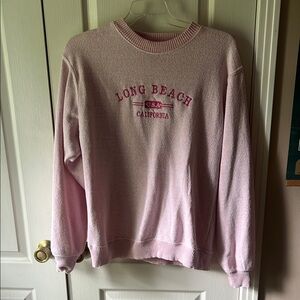 Pink Long Beach Women's Sweater